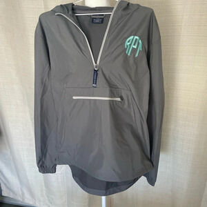 COPY - Women's Charles River Pull Over 1/4 Zip Ran Jacket w/ Hood - Sz. M